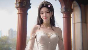 4K唯美清新漂亮新娘