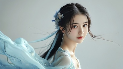 蓝色仙姬仙女神女美女07