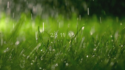 治愈雨屏（无缝循环）