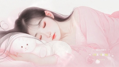睡梦粉色系少女