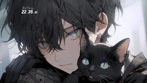 黑猫与少年