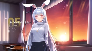 折耳兔兔少女