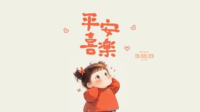 平安喜乐 快乐少女