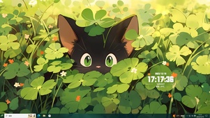 治愈护眼小黑猫