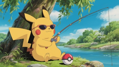 垂钓的皮卡丘