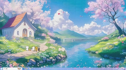 童话小屋-桌面主题