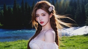 甜美可爱的美女