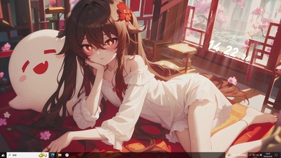 可爱萝莉居家女孩