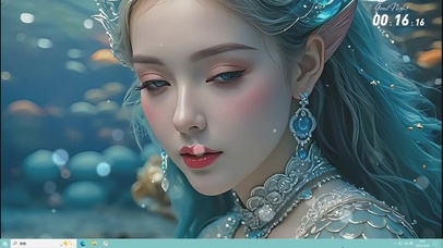 深海美丽的人鱼公主