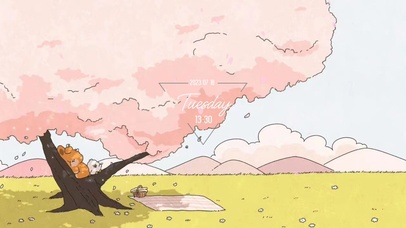 春日睡梦  壁纸