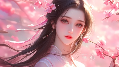 唯美国风气质美女