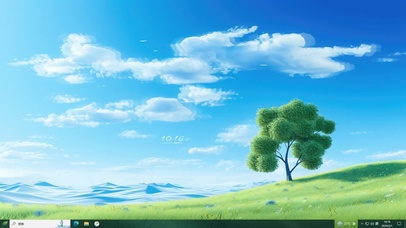 4K简约清新自然护眼桌面主题