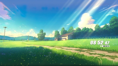 唯美治愈蓝天白云