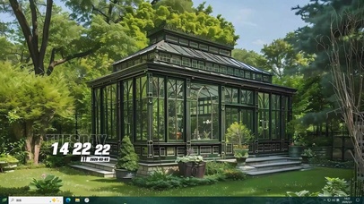 护眼绿景色树木桌面主题