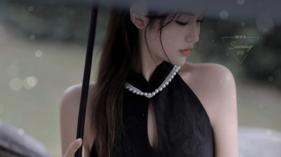 唯美清纯旗袍美女