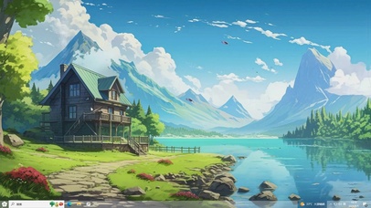 林中小屋-桌面主题