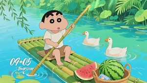 小湖泛舟