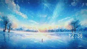 动漫风景 护眼