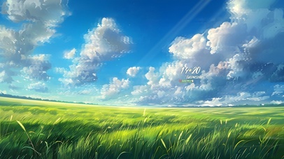 4K唯美绿色草地