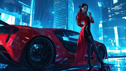 兰博基尼与女神