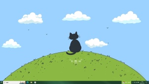 自由的猫咪主题