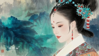 花漾壁纸青黛朱颜