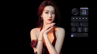 唯美清纯性感高档美女