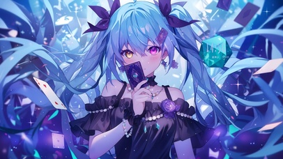 清纯异瞳美少女