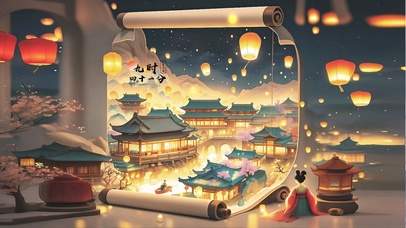 孔明映辉福满岸