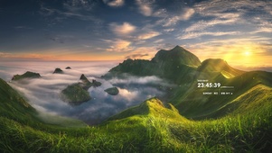 4k 日落青山
