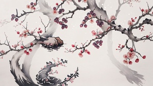 墨雪寒梅