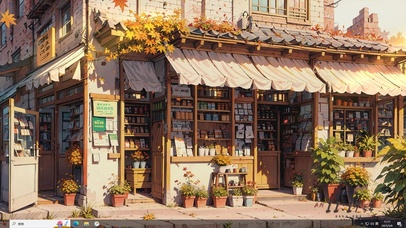 枫叶杂货铺（随视角变化）