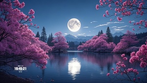 镜中花水中月