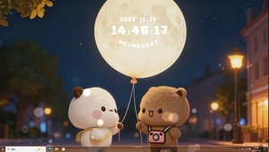 我的月亮气球好看吗