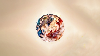 锦鲤  4K 蓝锦鲤