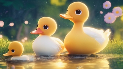 可爱的小鸭子