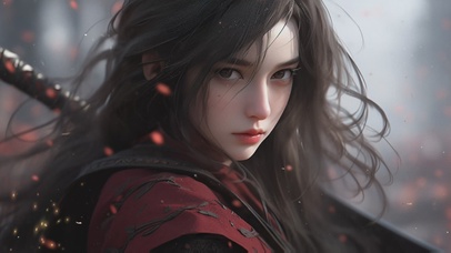 【唯美】4K,清纯文艺古风剑客