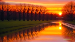 浪漫夕阳