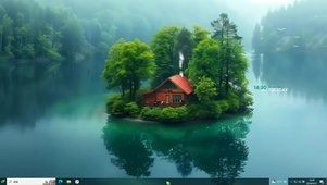 湖中的小屋