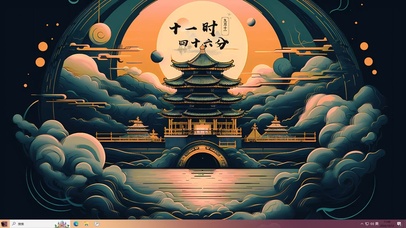 国风祥云阁楼
