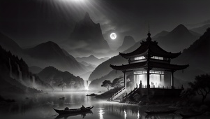 古风园林风景