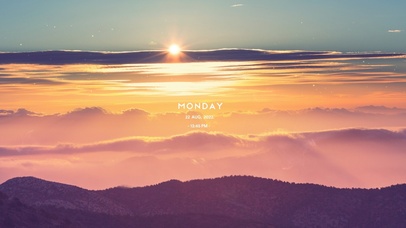 4K唯美治愈 日出云海