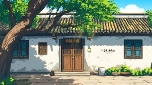 夏日小院