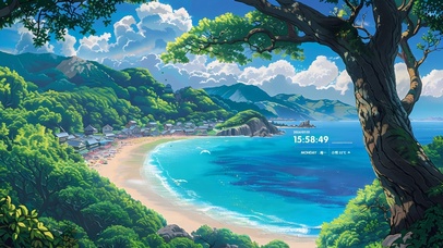 蓝色海湾