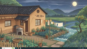 怀旧风童年乡村
