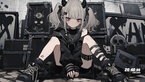 4k摇滚女孩