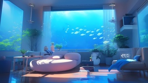 海底卧室