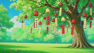 林中许愿树