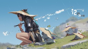 雨中侠客