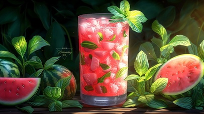 夏日的第一杯果汁